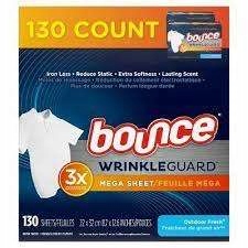 

Bounce Wrinkle Guard Outdoor Fresh 130 szt