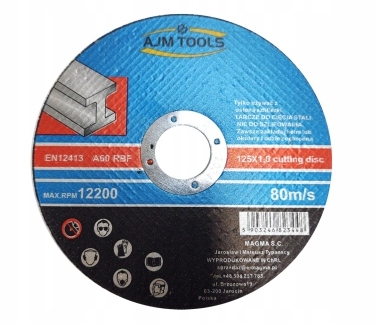 

Tarcza do cięcia metalu 125x22,2mm 1mm T41