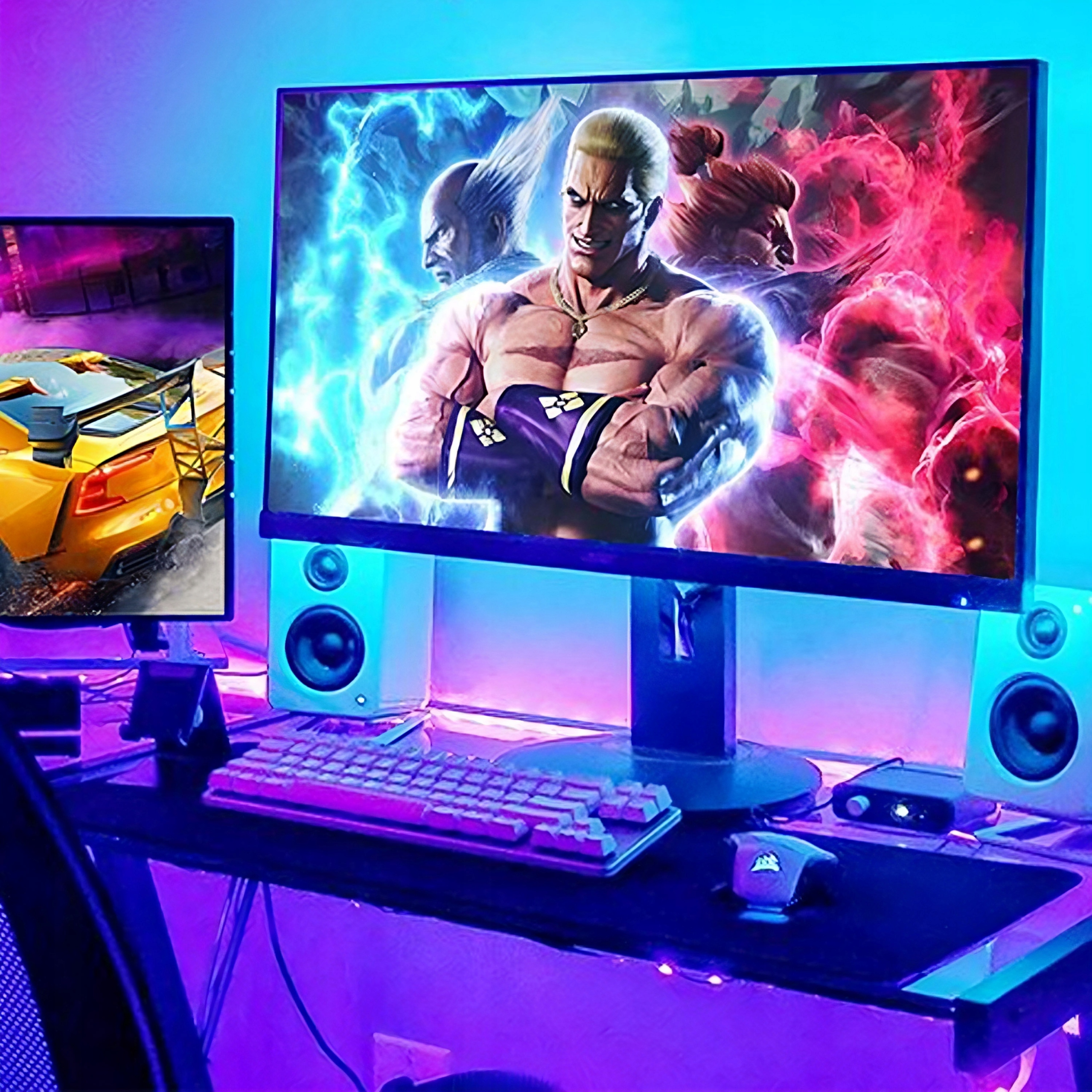 TAŚMA LED SMD WODOODPORNA 5M RGB KOLOROWA + PILOT Moc 12 W