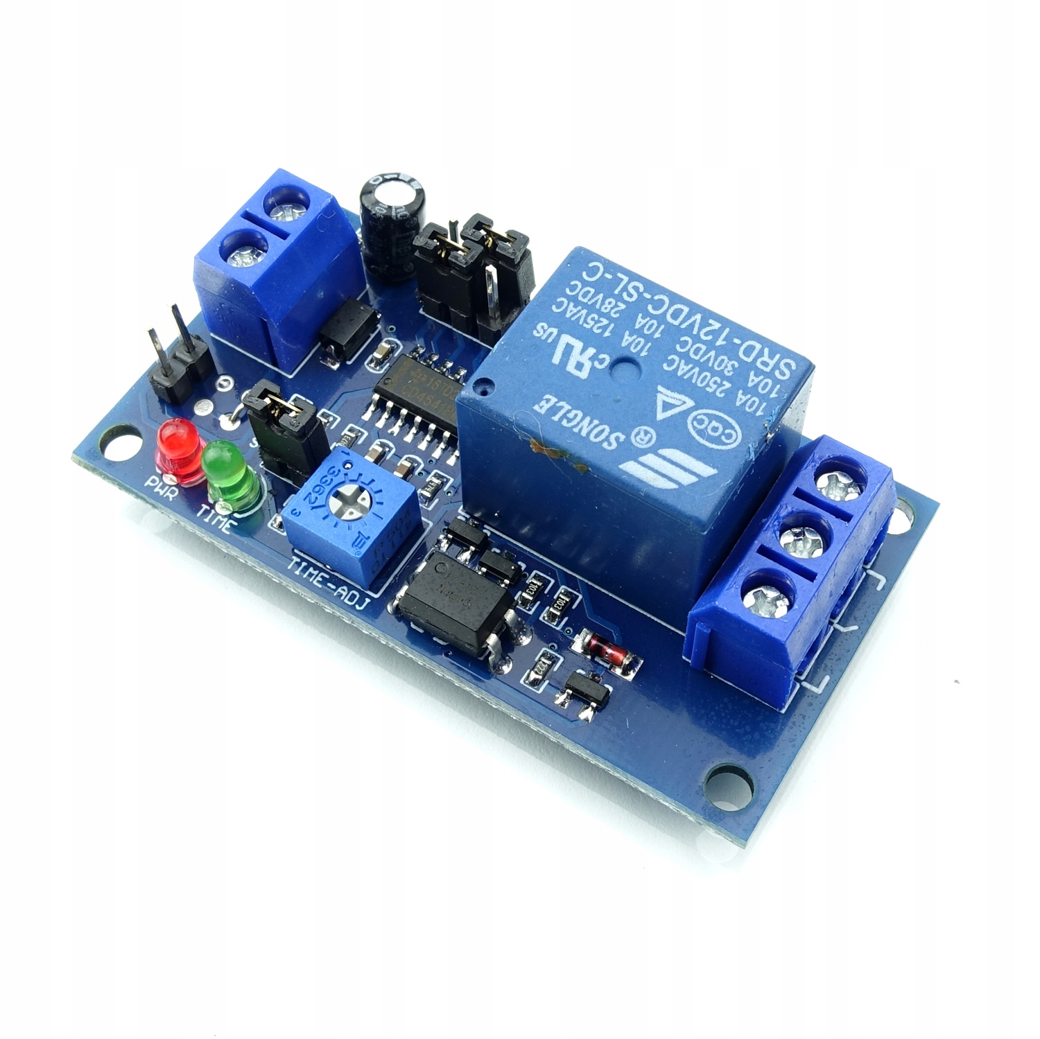 Przekaźnik czasowy z timerem 1s-1h 12V Rodzaj moduł czasowy