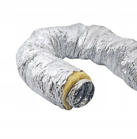 Pružný izolovaný ventilační kabel fi 125 – 10 mb