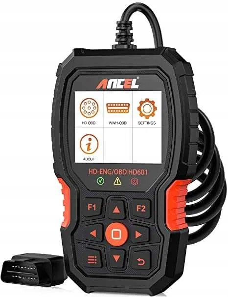 Diagnostický skener Ancel HD601 pro osobní nákladní automobily, bezplatné aktualizace