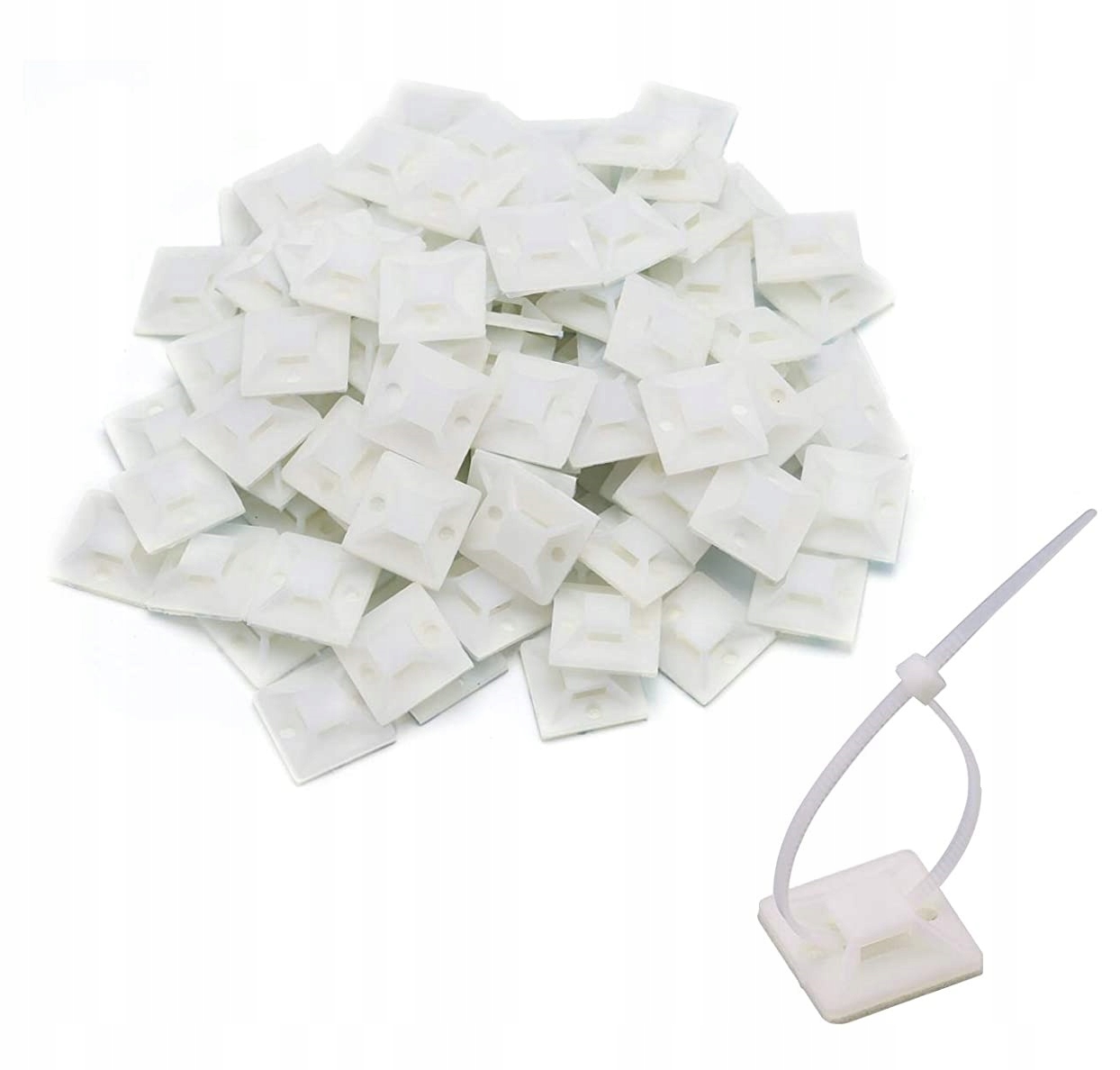 

Uchwyt samoprzylepny kablowy do kabli 20X20 100szt