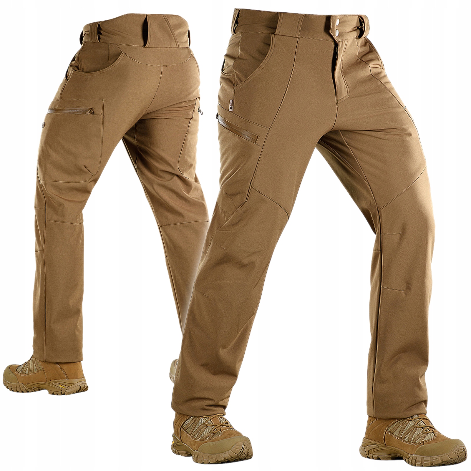 Kapsáče Taktické M-tac Softshell Winter Trekkingové Coyote 3XL