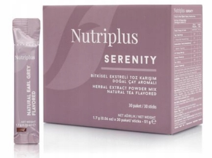 Farmasi Nutriplus Čaj čaj v prášku s příchutí Earl Grey, sáčky 30 x