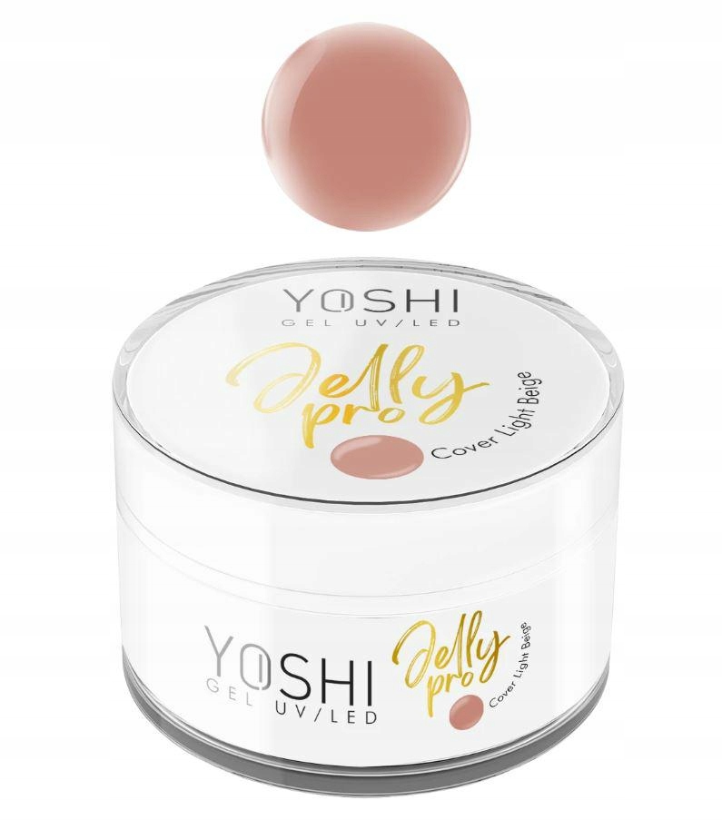 Yoshi Stavební Gel na nehty Jelly Pro Gel Uv Led Cover Light Beige 50 ml