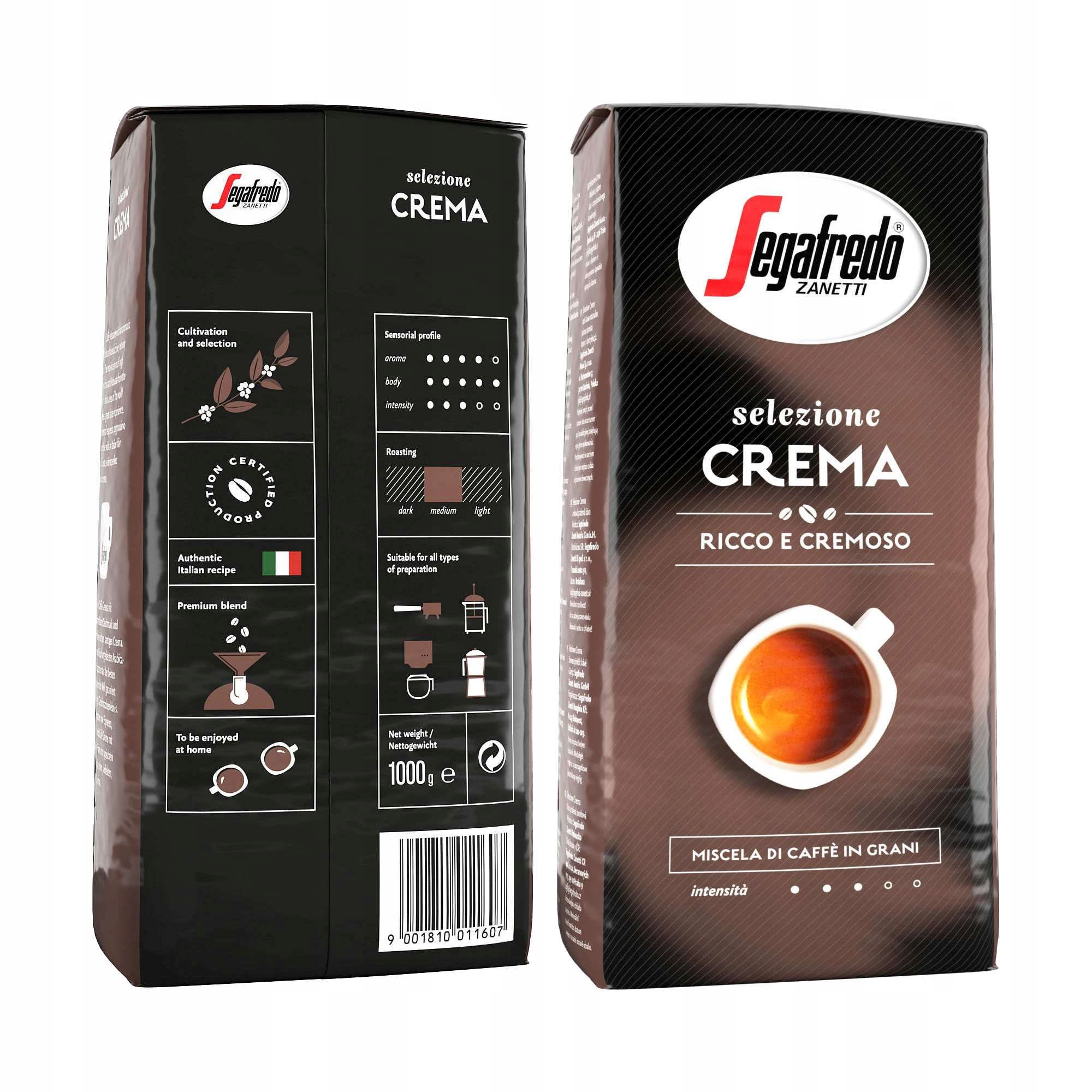 Levně Káva zrnková Segafredo Selezione Crema 1 kg