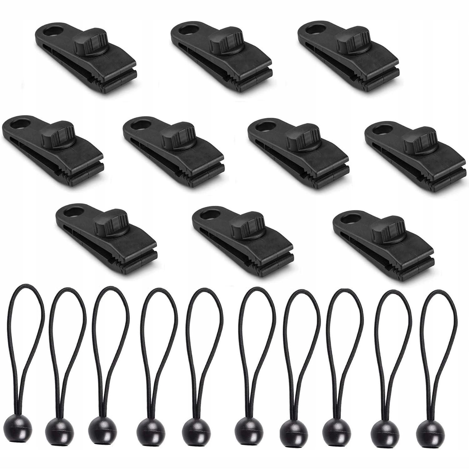 10X KLIP NAMIOT PLASTIKOWE ZACISKI DO PLANDEK ZACISKI NA PLANDEKI MOCUJĄCE Marka inna