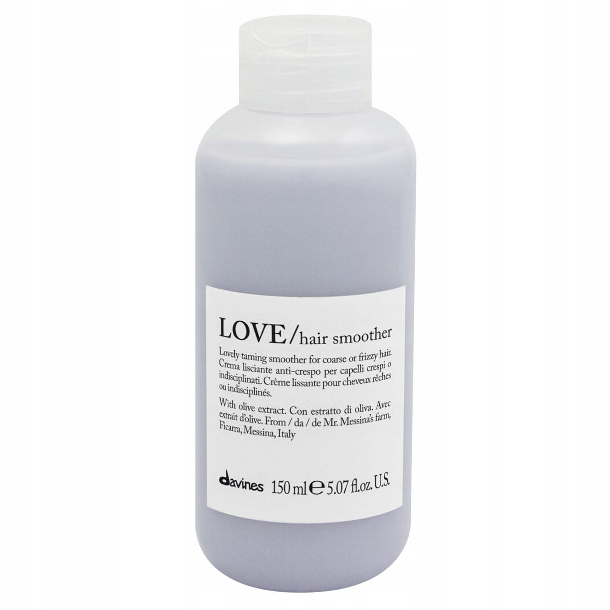 Davines Love Hair Smoother vyhlazující krém pro nepoddajné vlasy 150 Ml