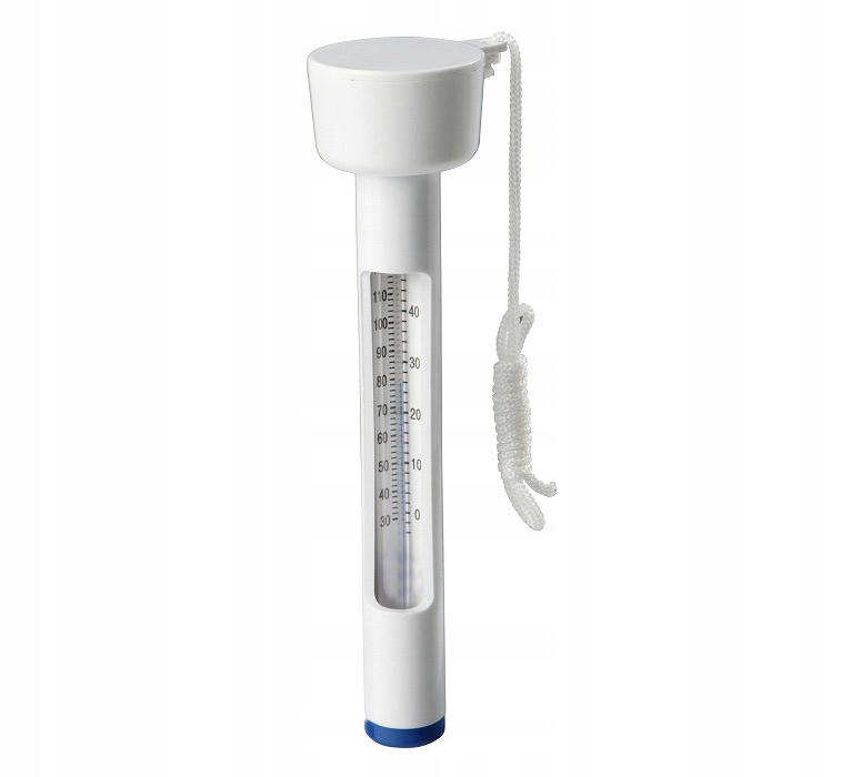 TERMOMETR SPŁAWIKOWY ze SZNURKIEM do BASENU termometr BASENOWY biały Kod producenta P1506BU