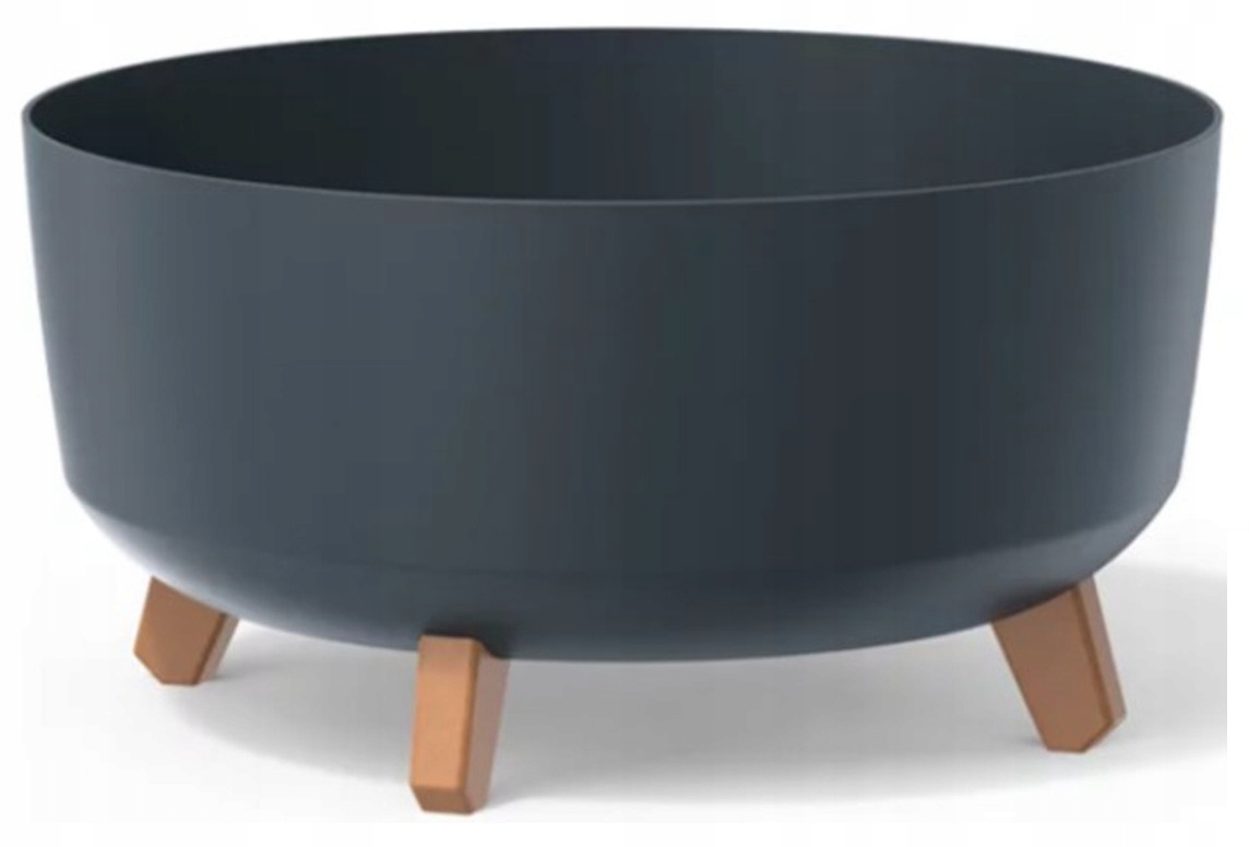 Doniczka na nóżkach GRACIA LOW DGRL400L | Antracyt — 9