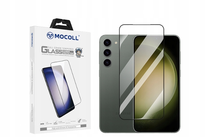 Szkło Ochronne Samsung Galaxy S23 Plus Mocoll 2,5D Full Cover Hd z ramką