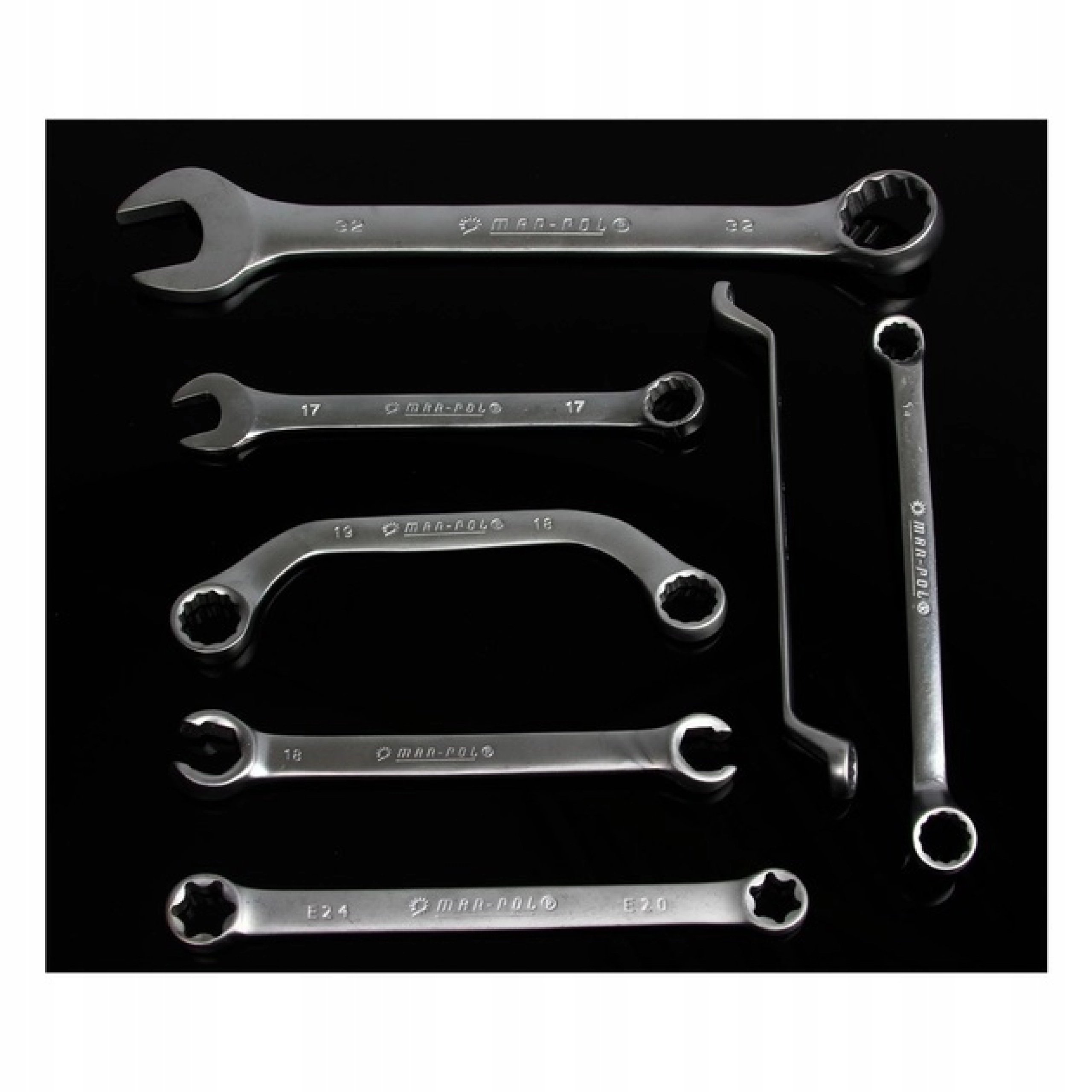 KLUCZE PŁASKO-OCZKOWE ZESTAW 47 SZT. STAL CRV KD10999 KRAFT&DELE Marka Kraft&Dele