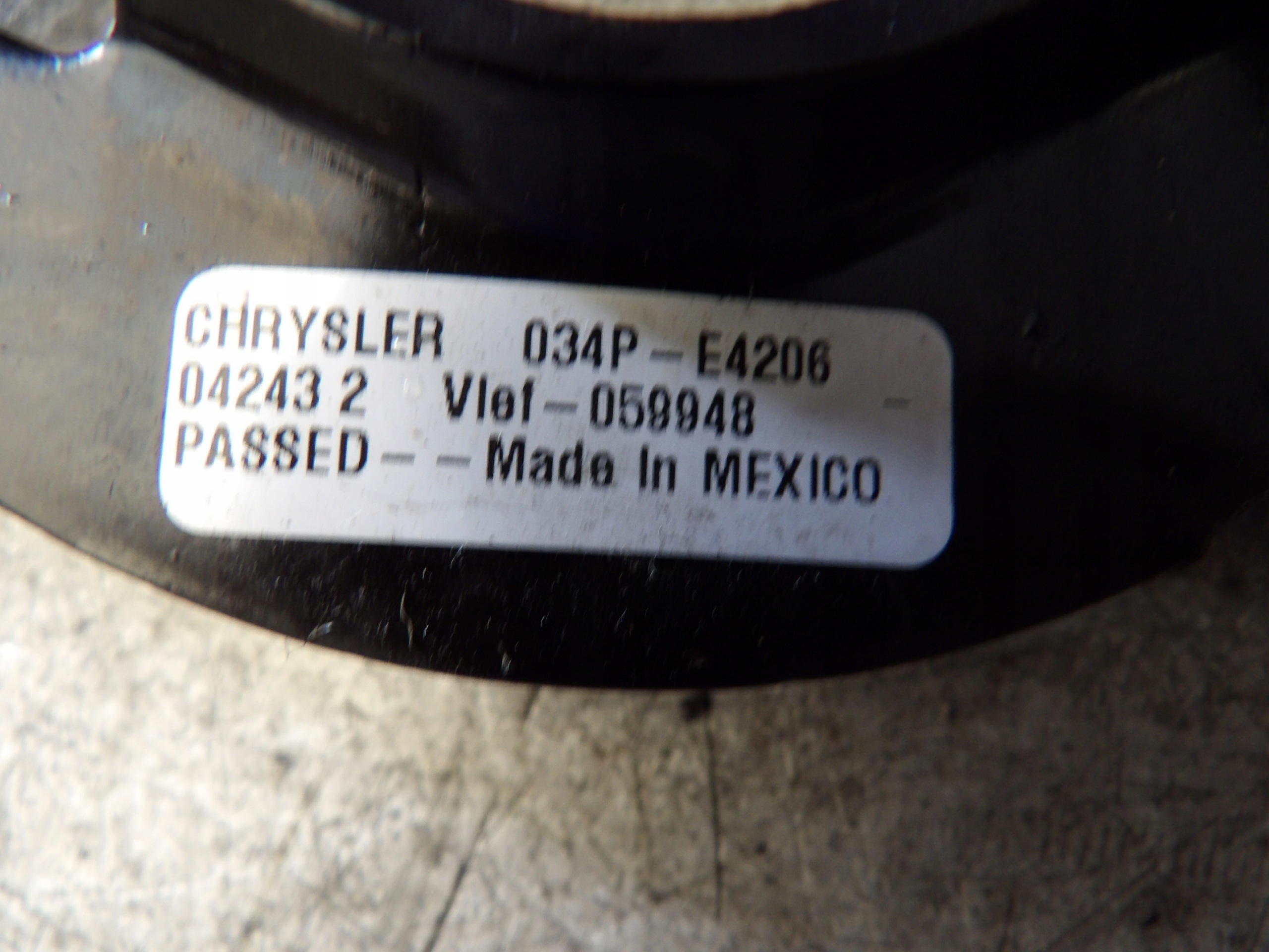 Chrysler Voyager IV electrical accelerator pedal