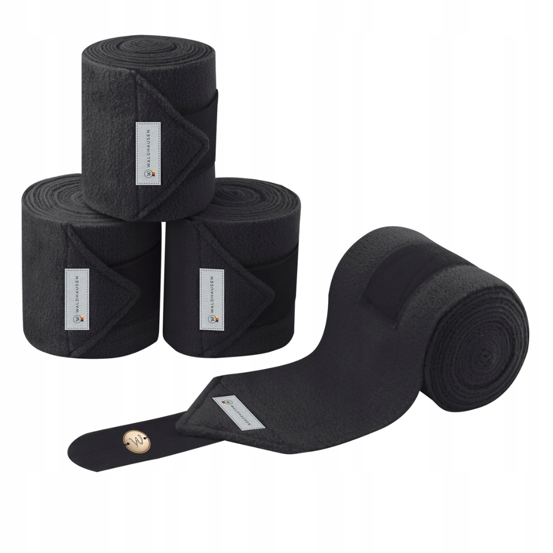 Fleecové návleky Modern Rosé černé Waldhousen