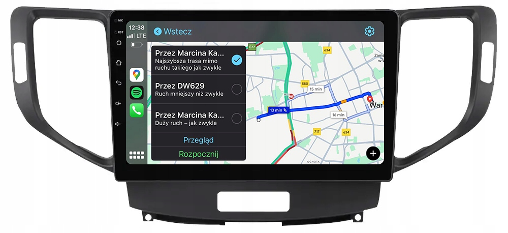 Honda Accord 8 Rádio Navigace Android Auto Apple Carplay 8GB/128GB Dsp