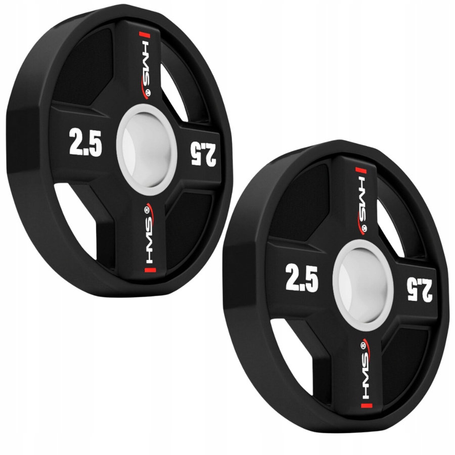 Hms Olympijský Závaží talíř na Osa pro silový trénink 2 x 2,5 kg