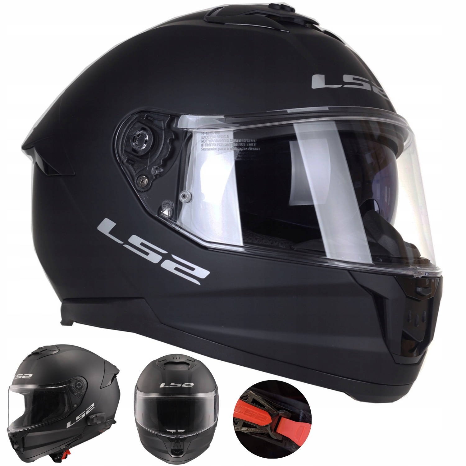 Integrálna prilba LS2 FF808 Stream II Solid Matt Black hom Ece 22.06 M