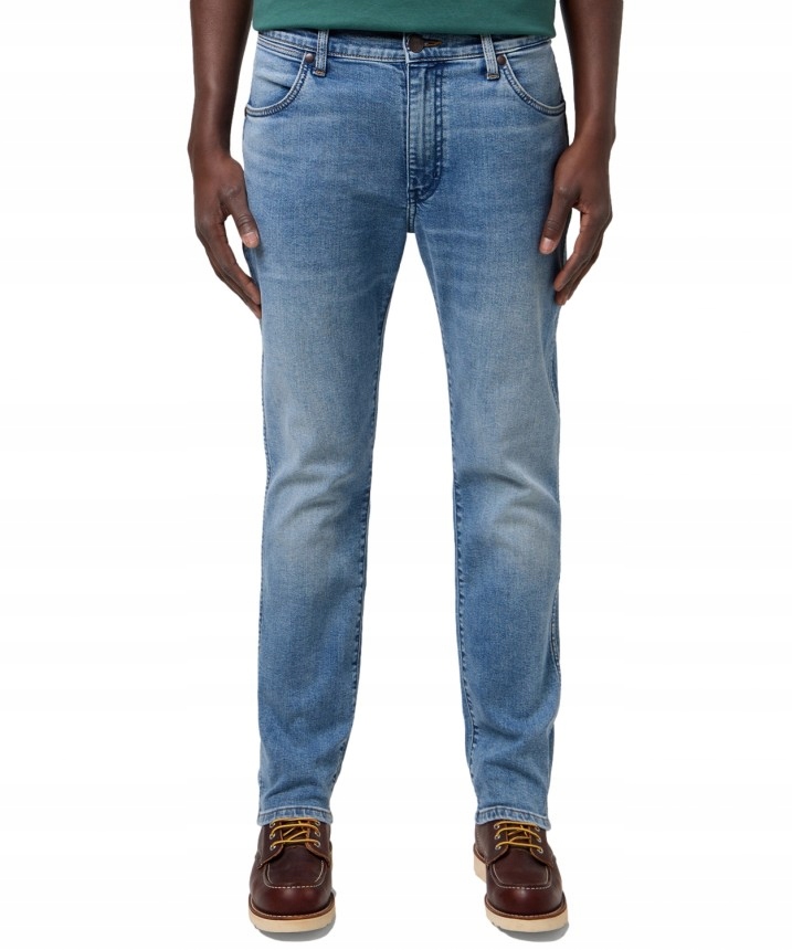 Pánské džíny Wrangler Larston Slim 112371026 Indigo Valley W38 L30 Zúžené