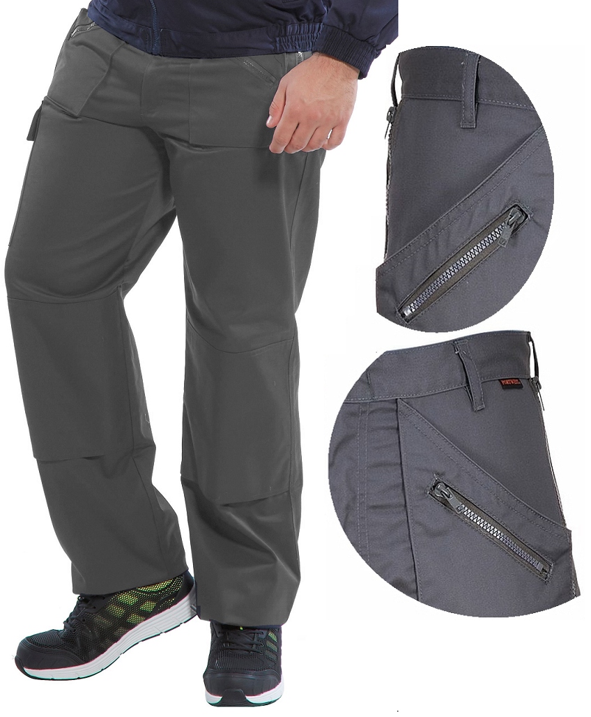 245g/m BOJÓWKI MĘSKIE ROBOCZE MONTERSKIE MOCNE