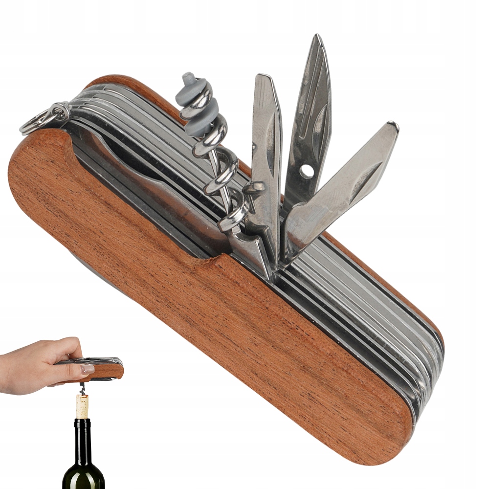 Multitool Narzędzie Wielofunkcyjne Zestaw 17 Narzędzia Scyzoryk