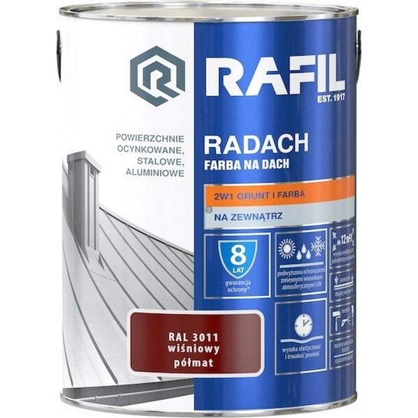 Radach 5L čerešňová Ral 3011 polomatná Rafil