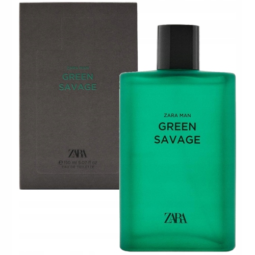 Perfumy Zara Green Savage Eau De Toilette 150ml Oryginalne Piękne