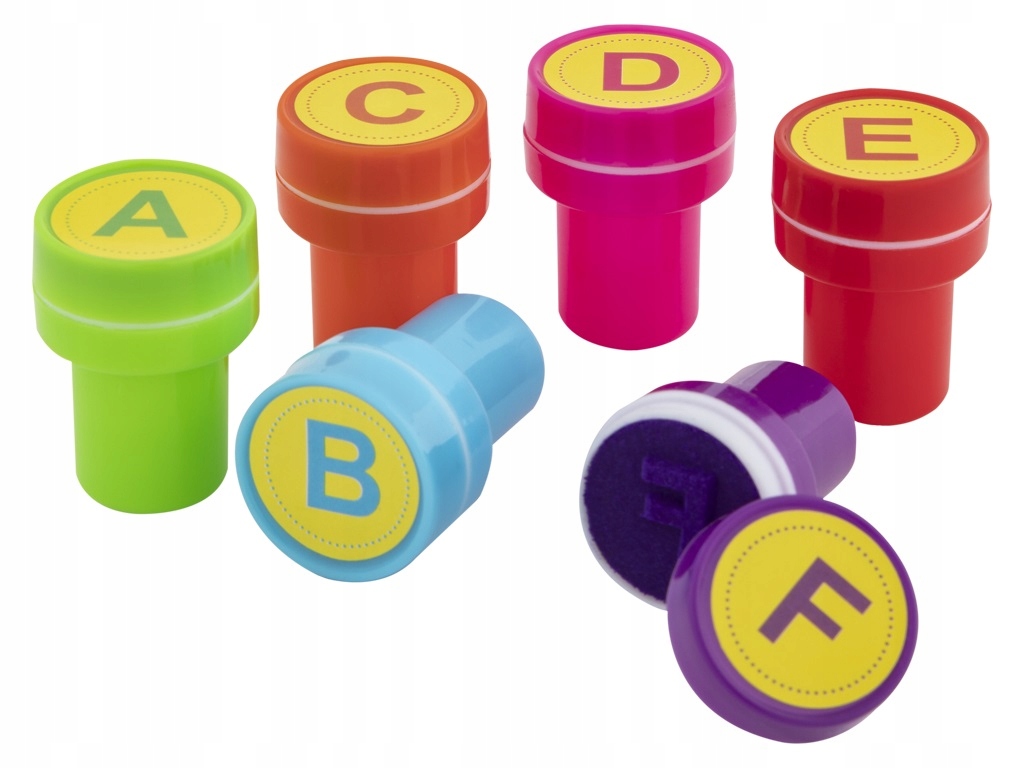 

Stemple Pieczątki pełny Alfabet Polski Literki