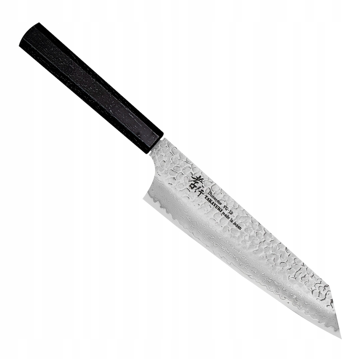 Sakai Takayuki Nanairo VG-10 Ebony Japonský kuchynský nôž Kengata 19 cm