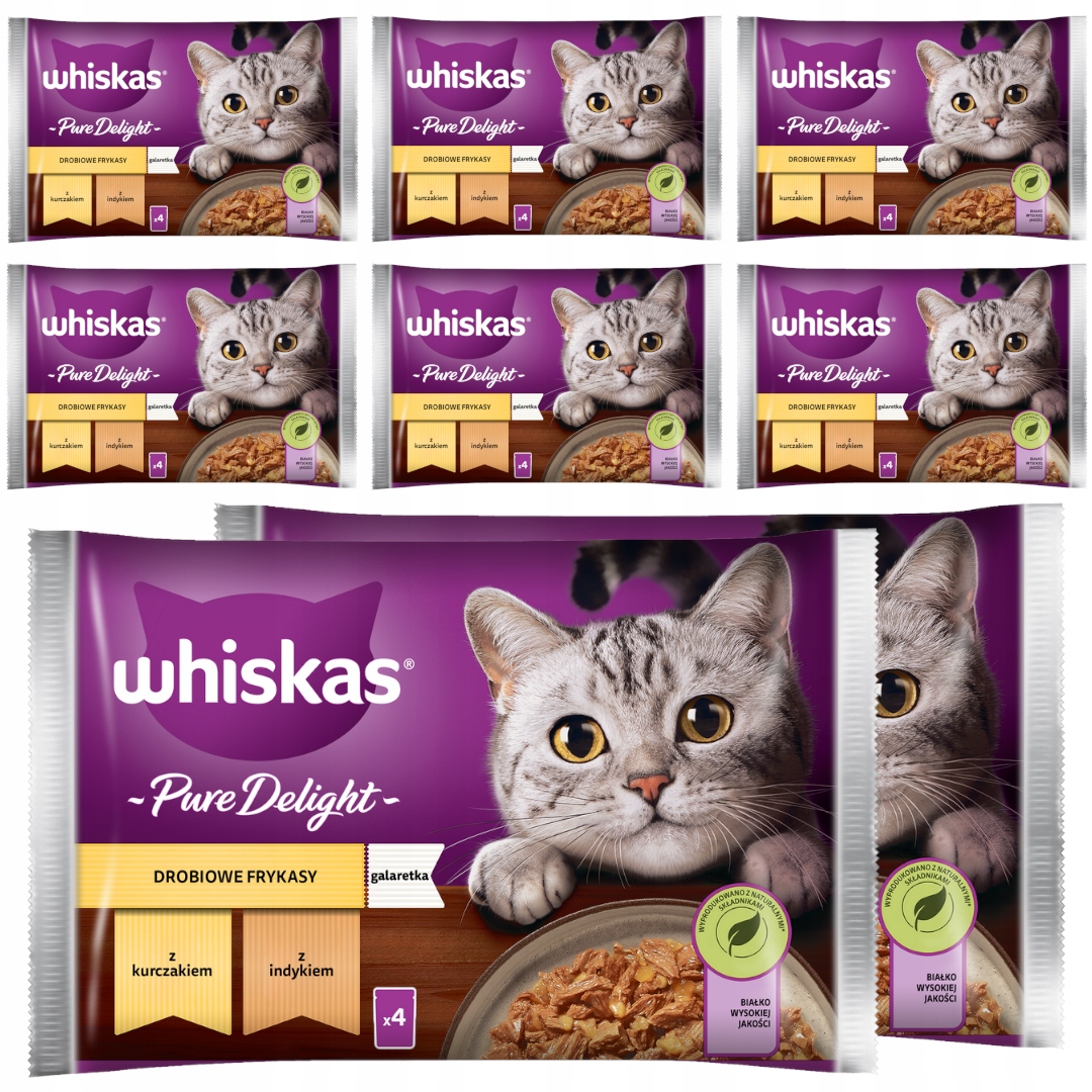 Levně Whiskas Adult Kuřecí Krůta V Želé 32x85 g