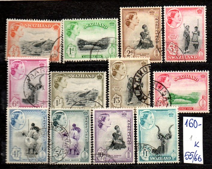 Swaziland 1 , nr 55/66 , komplet