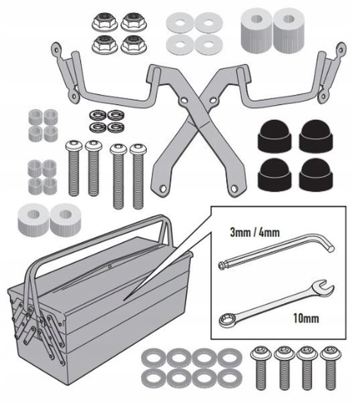Kappa Upevnenie Skla 3122SK Suzuki Gsx-s 1000 '21-'23 ()