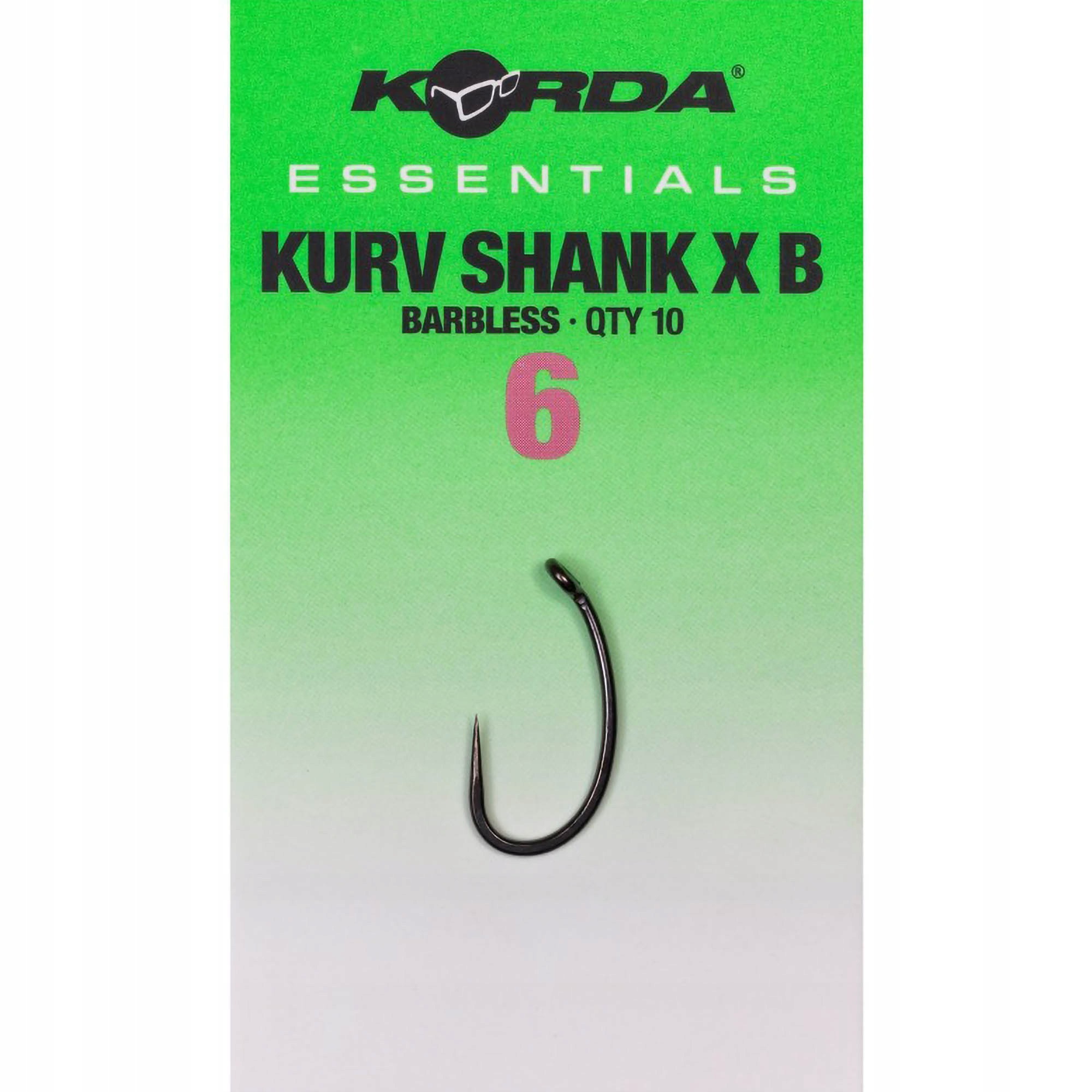 Haczyki Korda Essentials Kurv X Barbless 6