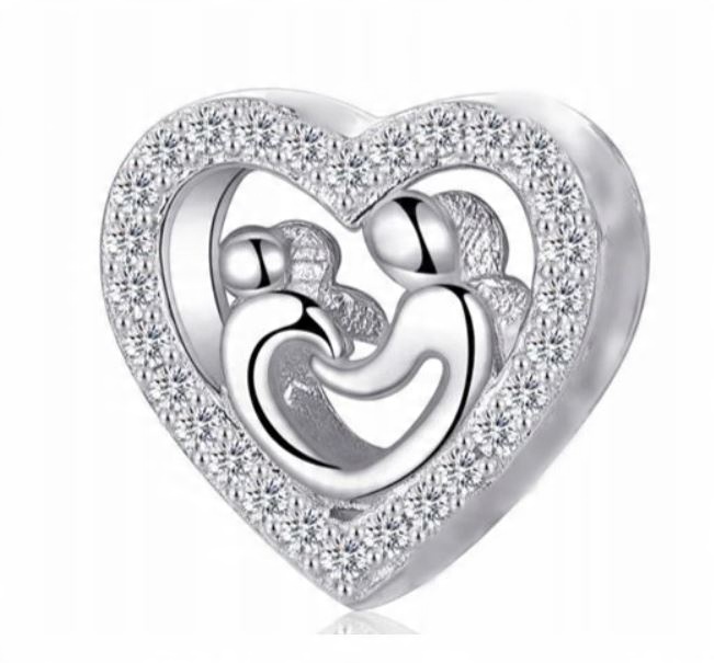 

Charms Serce dla Mamy Mama Srebro Zawieszka
