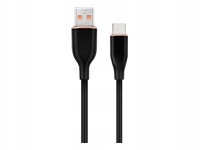 Gembird Kabel Usb Type-C oplot silikonowy 1,5 m czarny