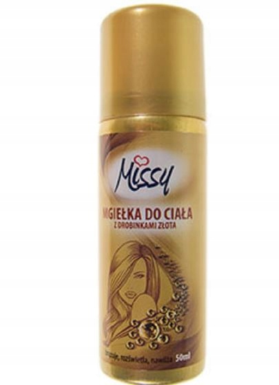 MISSY MGIEŁKA DO CIAŁA Z DROBINKAMI ZŁOTA 50 ML