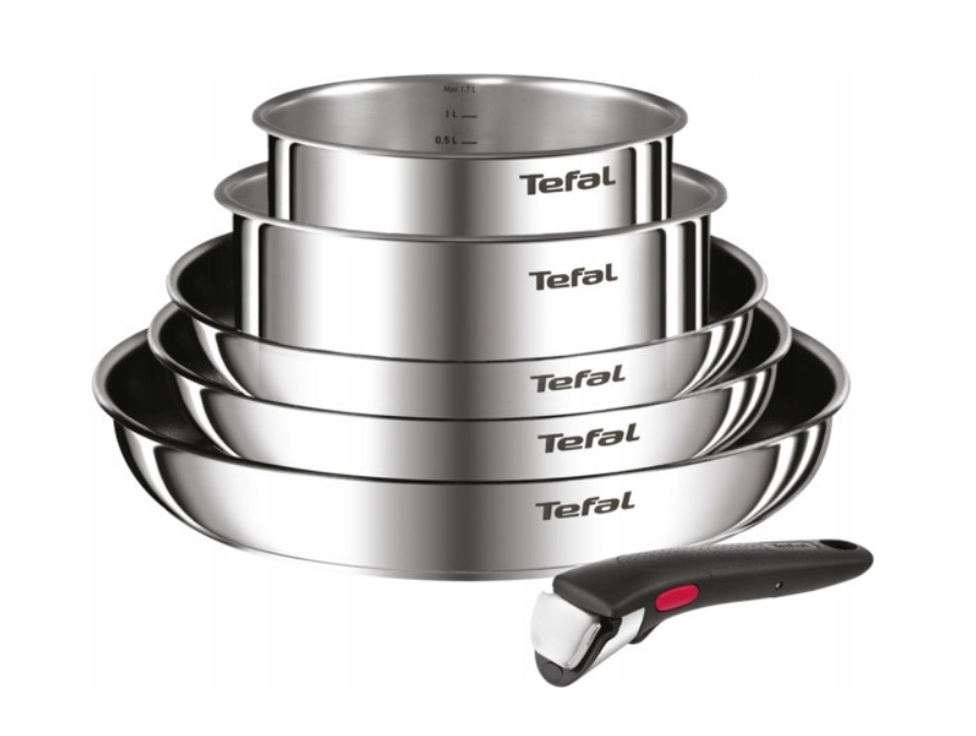 Sada 6 hrncov a panvíc Tefal Ingenio Cook Eat