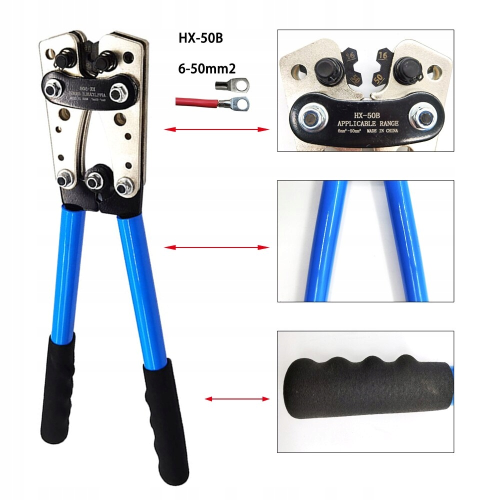 ZACISKARKA PRASKA DO KABLI + 120 TULEJEK KOŃCÓWEK Model kQ56