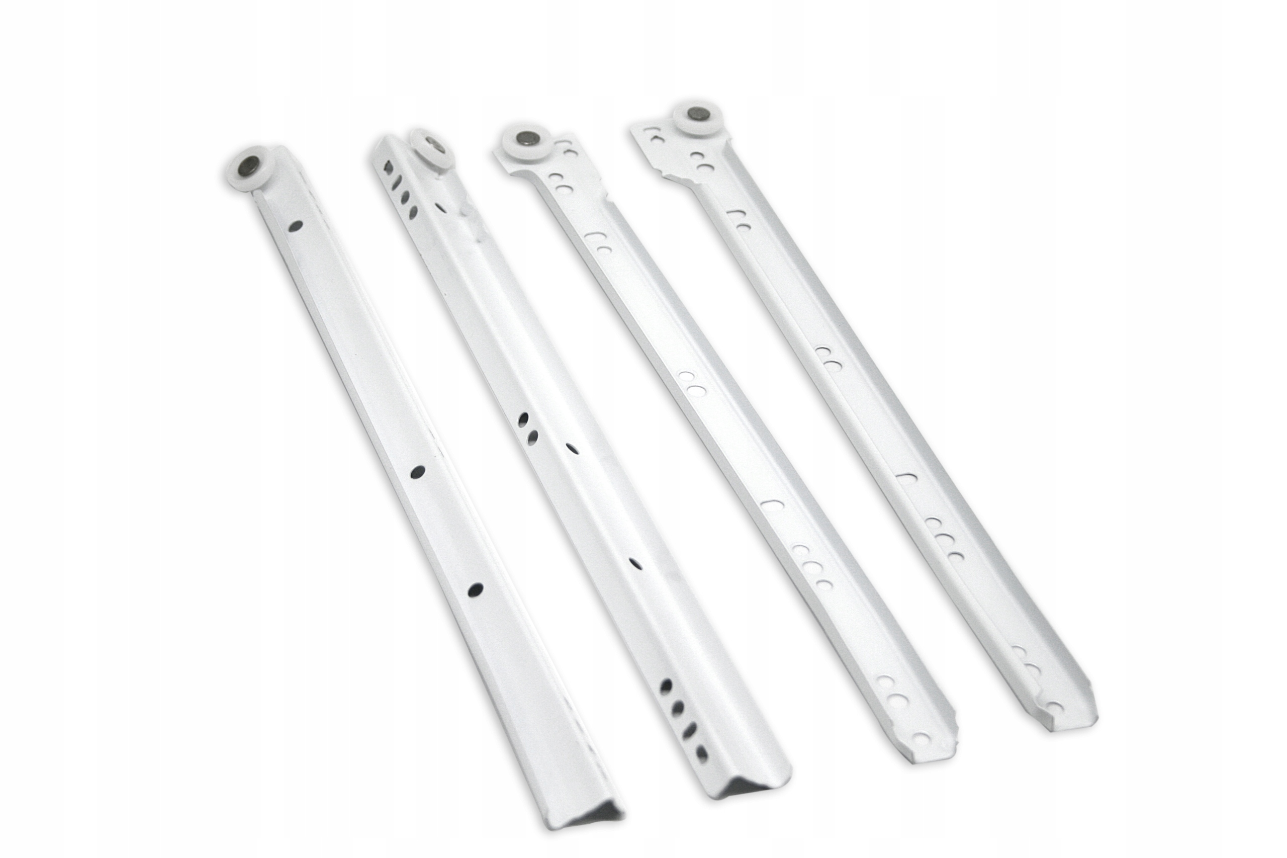 Prowadnica rolkowa do szuflad L600 biała