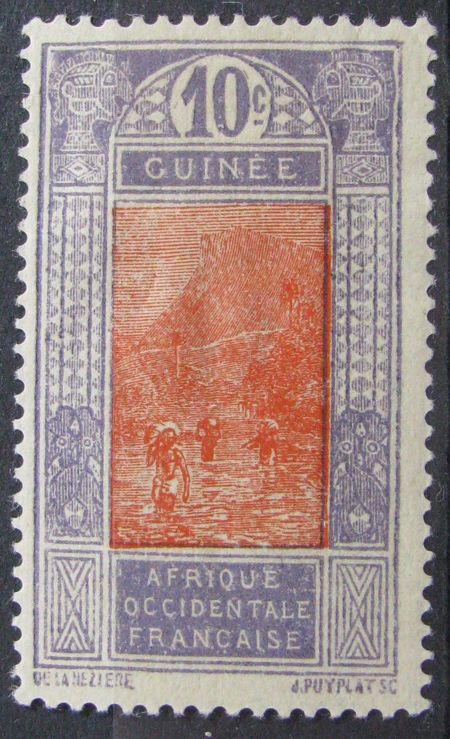 KOLONIE FRANCJI - Gwinea - znaczek czysty *