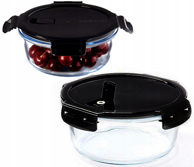 Pojemnik szklany żaroodporny zamykany naczynie FRESH 1,75 L