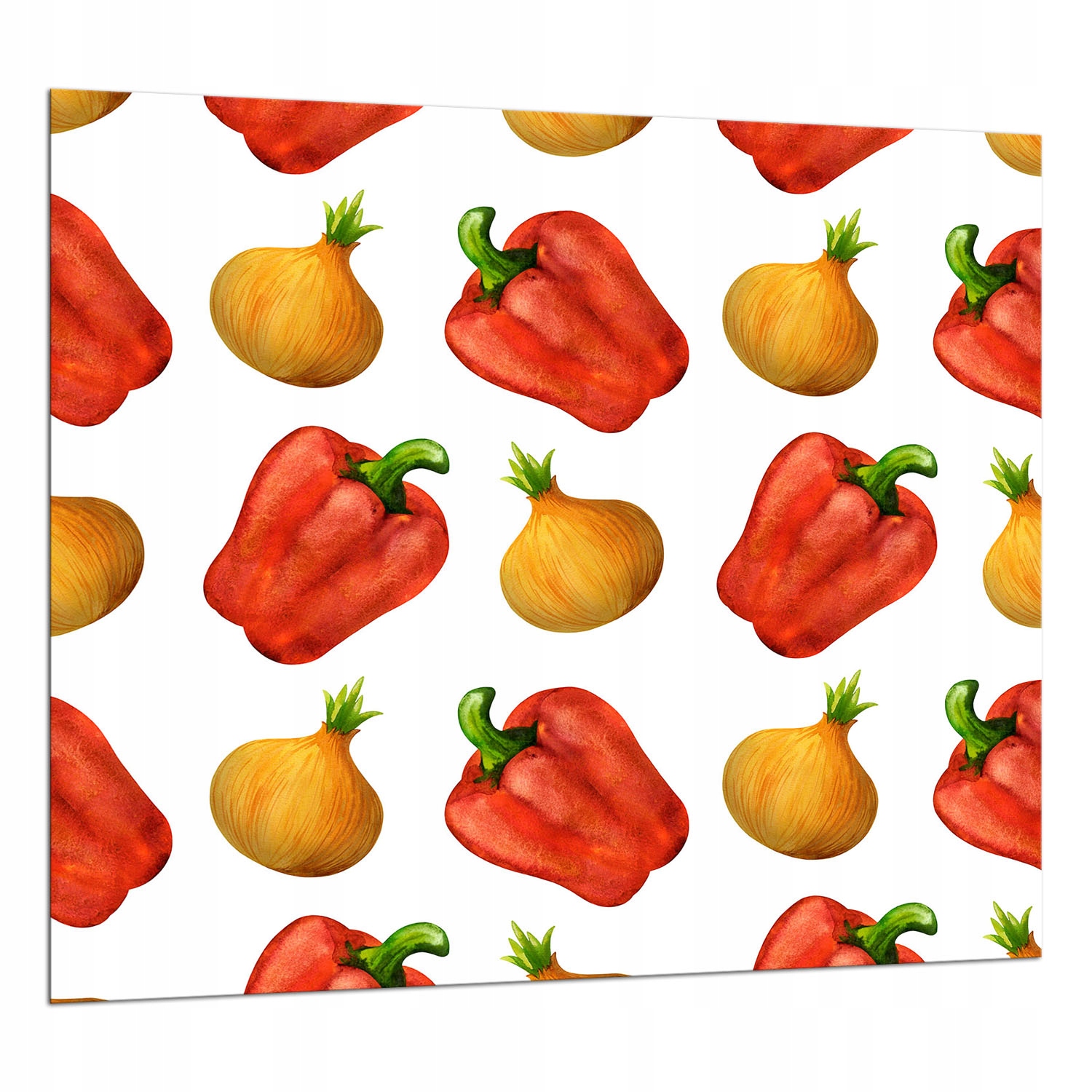 Skleněná Deska Ochranná Deska 65x60 Zelenina