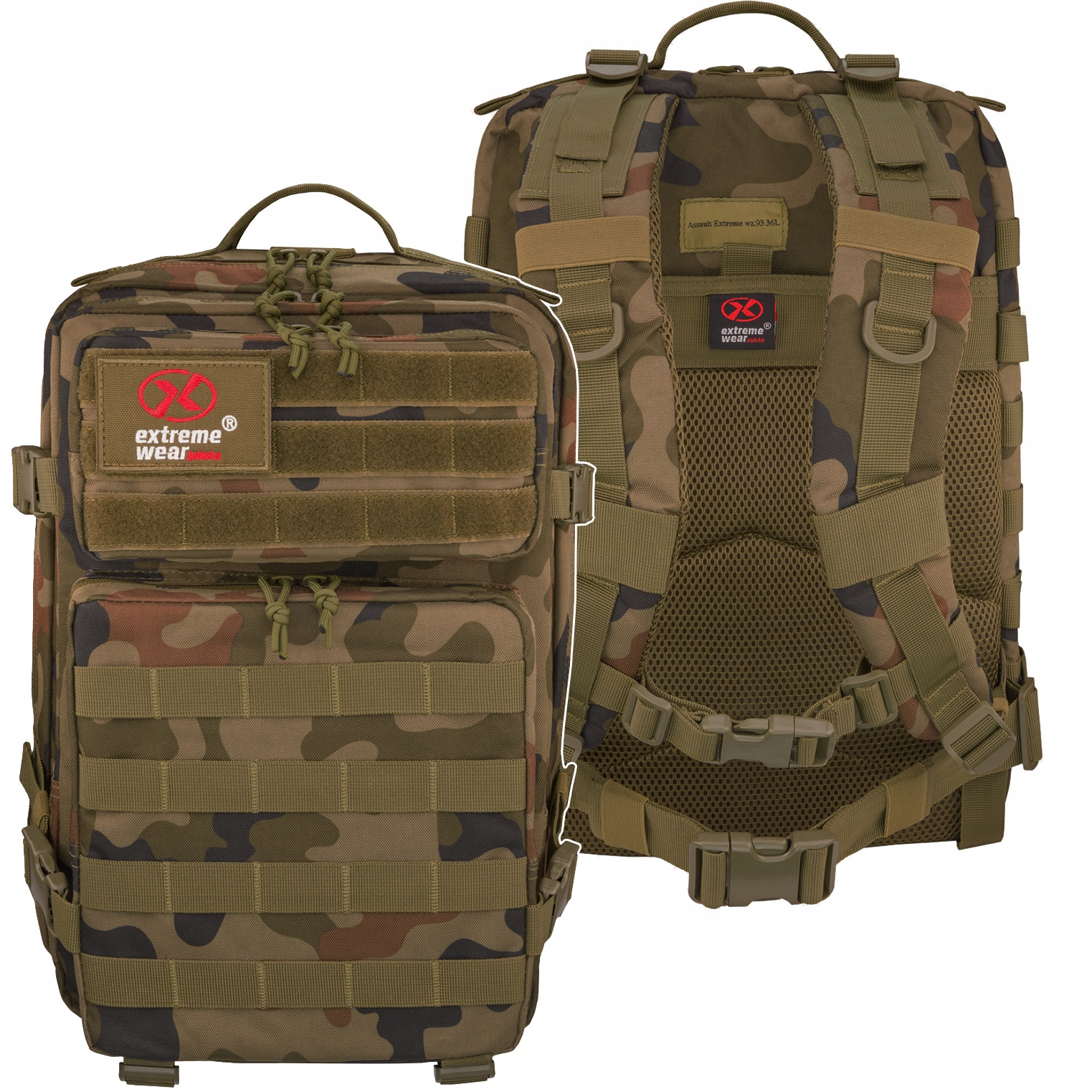 Plecak Wojskowy Extremewear Assault 36L wz93 Pl Camo