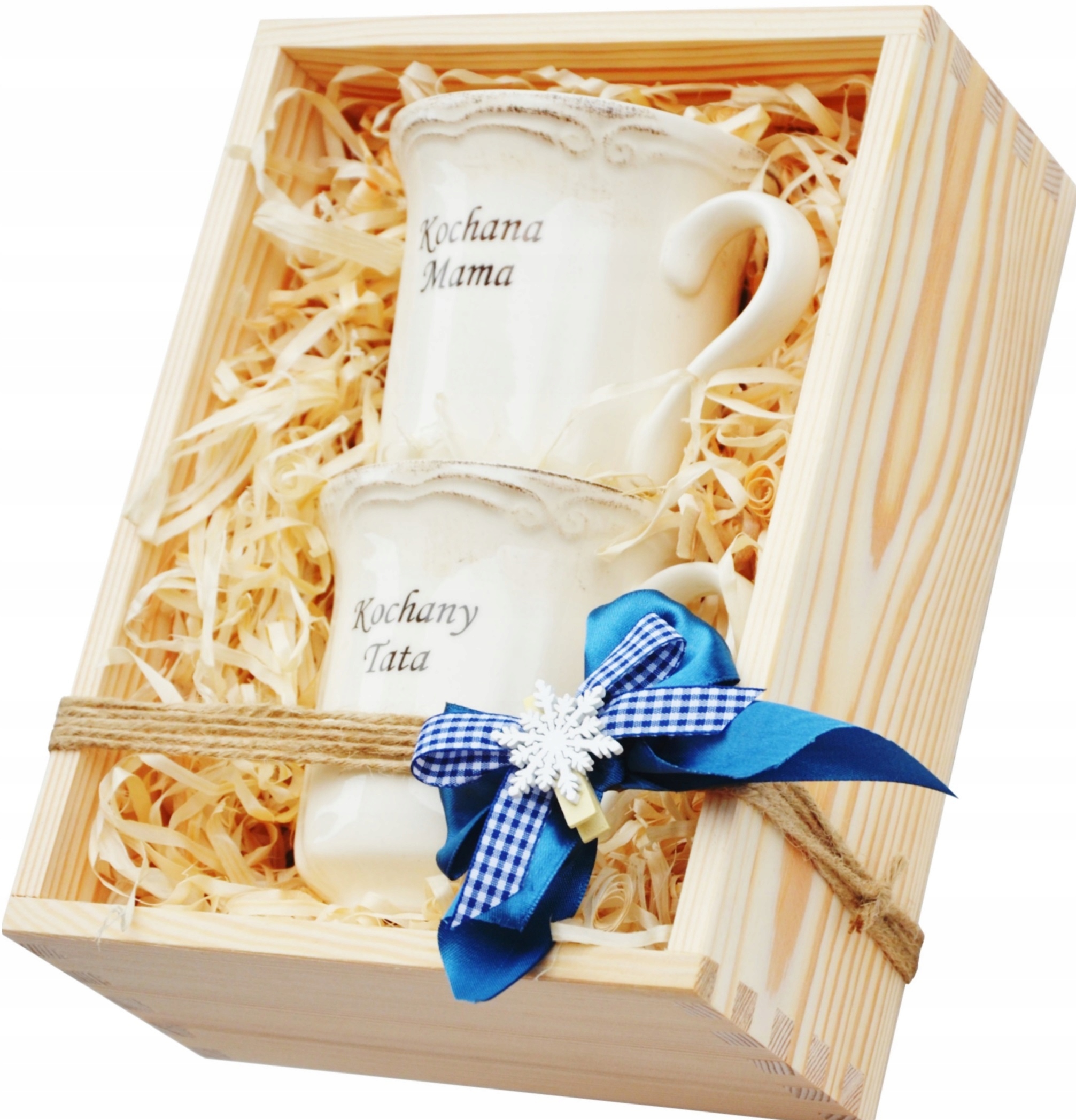 na Boże Narodzenie Kubek x2 Skrzynka