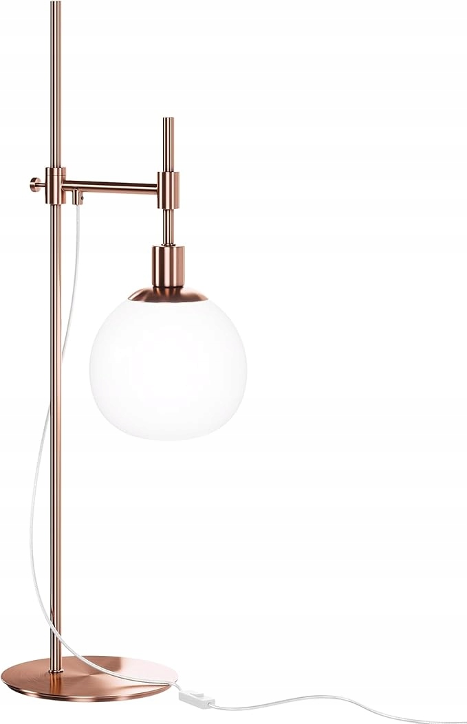 Maytoni elegantná stolová lampa zlatá guľa sklo E14 štýlová