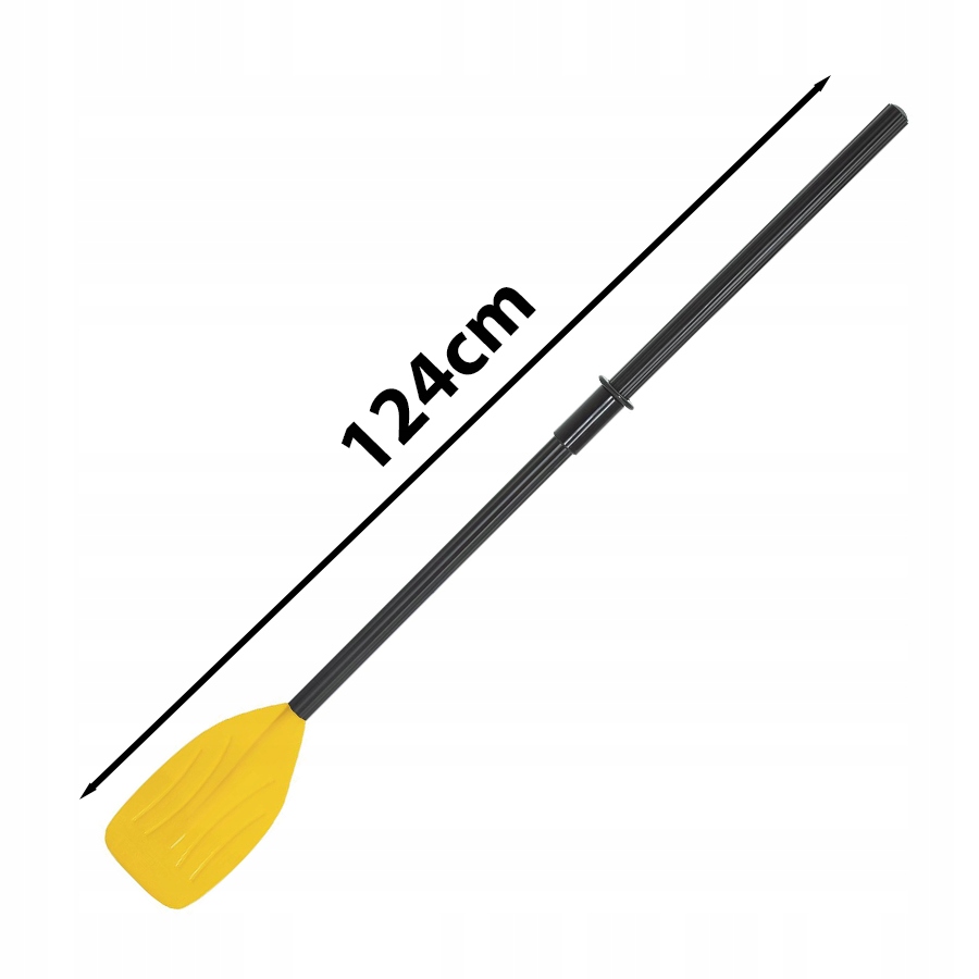 2 szt. WIOSŁO POJEDYNCZE PLASTIKOWE 124cm do pontonu WIOSŁA Bestway 62015 Długość 124 cm