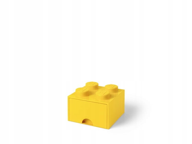 Lego 40051732 Úložný box na stavebnice se zásuvkou 2x2 žlutý