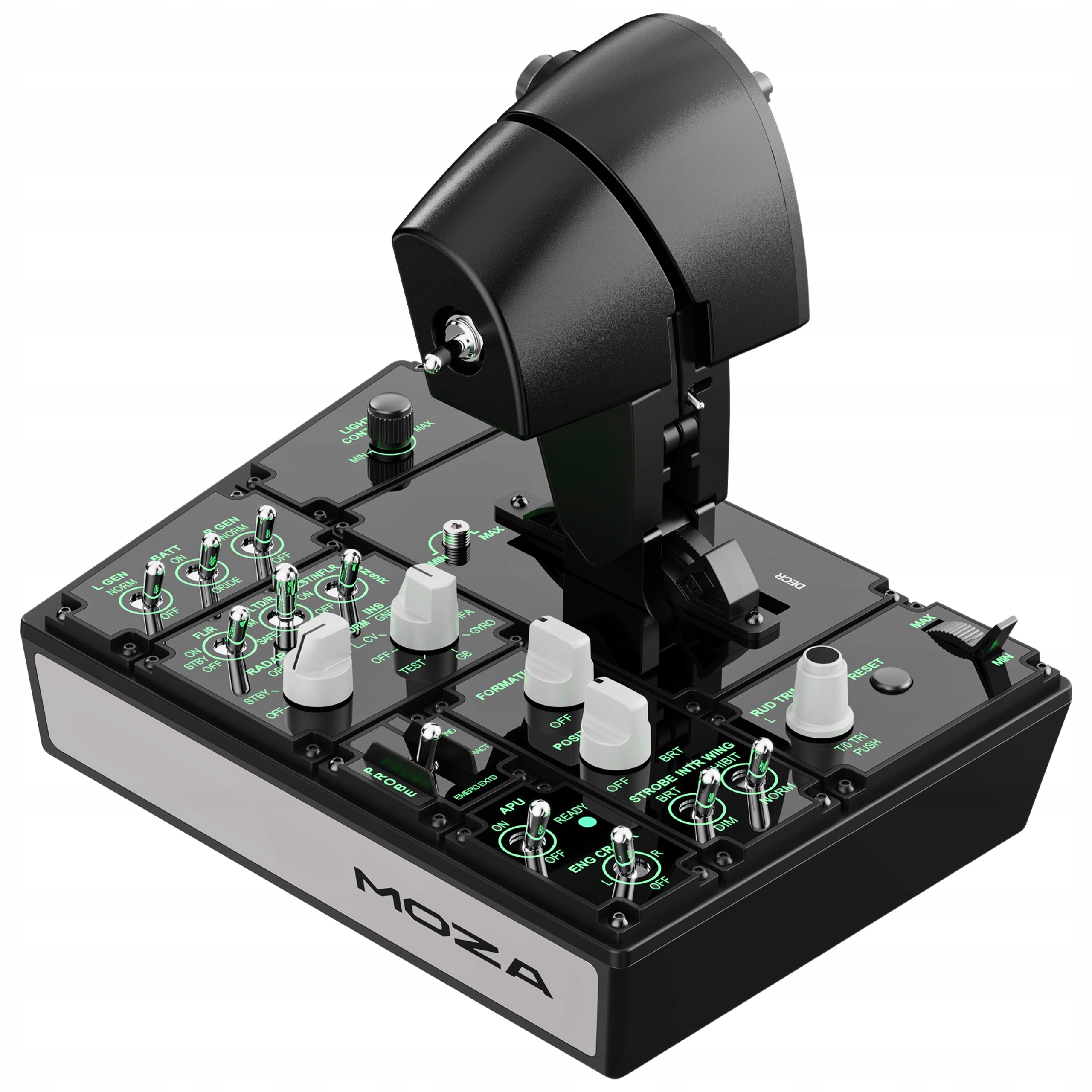 Moza Racing Mtp AS008 Pc škrticí klapka 27 přepínačů Hallovy vibrace