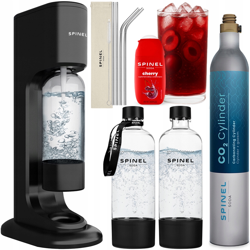 Výrobník Sody Spinel Soda BubbleON Na Sycení Vody 2x Lahve Spinelsoda