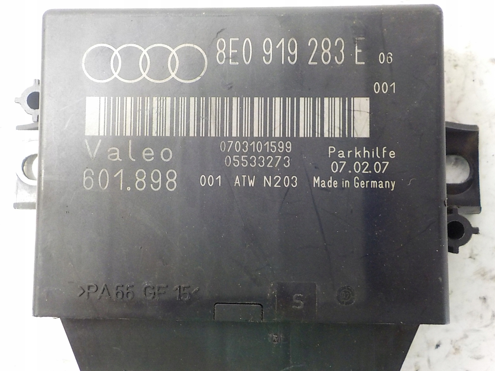 AUDI A4 B7 modulo Centralina parcheggio PDC 8E0919283E 0703101599